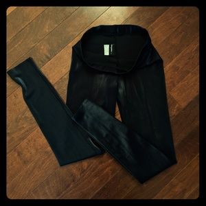 Blackmilk wet look black leggings